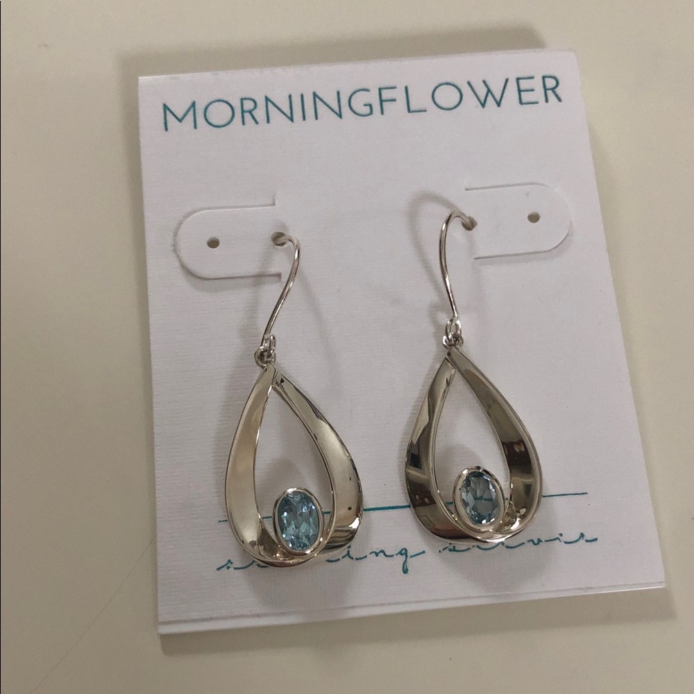 Sterling Silver Teardrop Earrings
